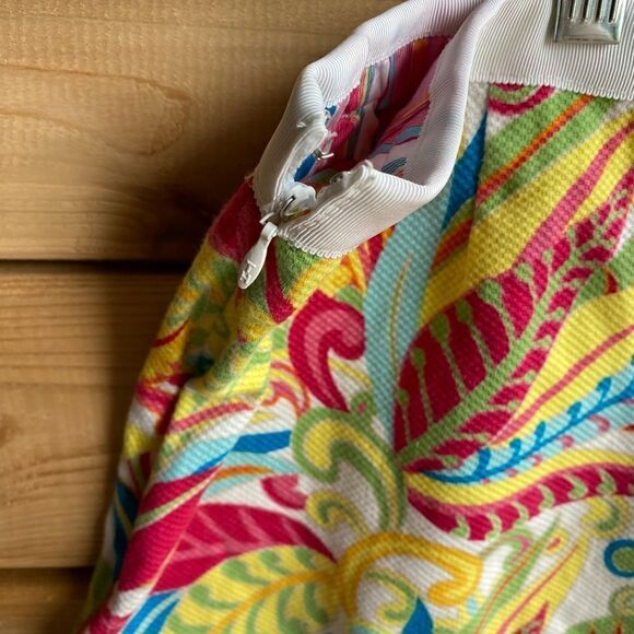 Tommy Hilfiger Botanical Design Stretch Mini Skirt - Picture 2 of 6